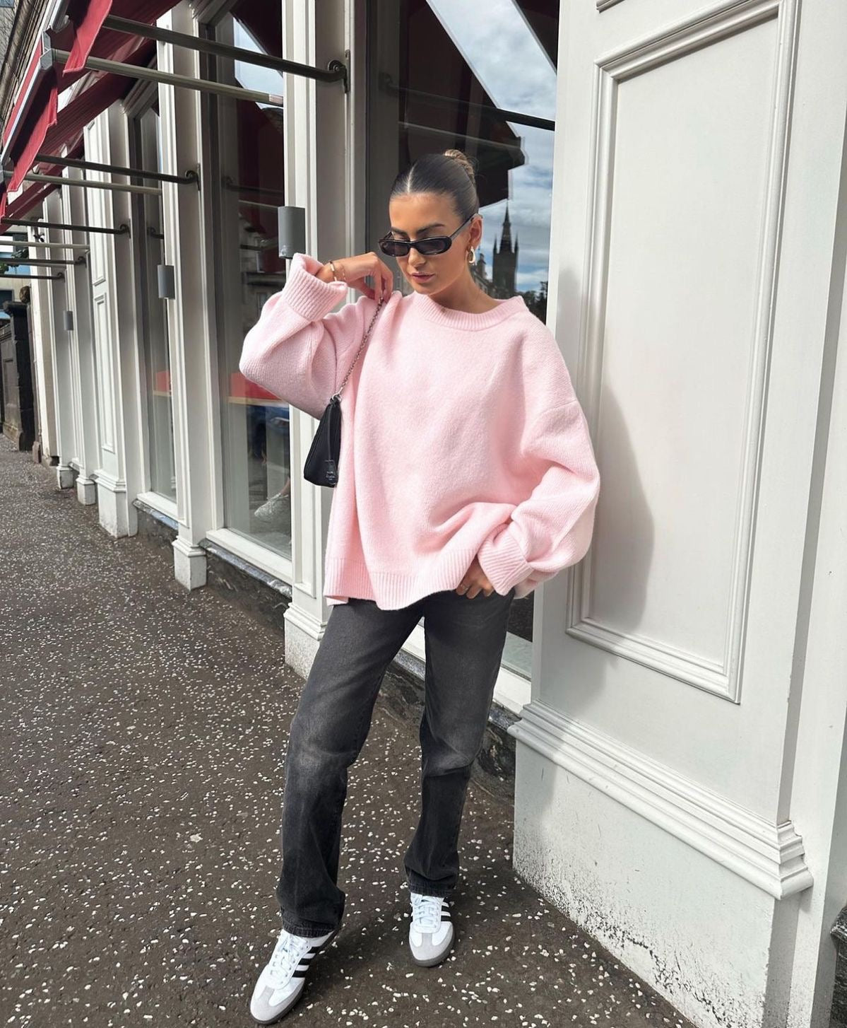 Lona | Oversized Pink Sweater